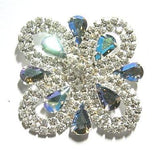 Swarovski Vitrail Rhinestone Brooch Vintage