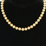 Trifari Gold Bead Necklace Vintage