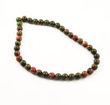 Unakite Round Gemstone Beads 10mm