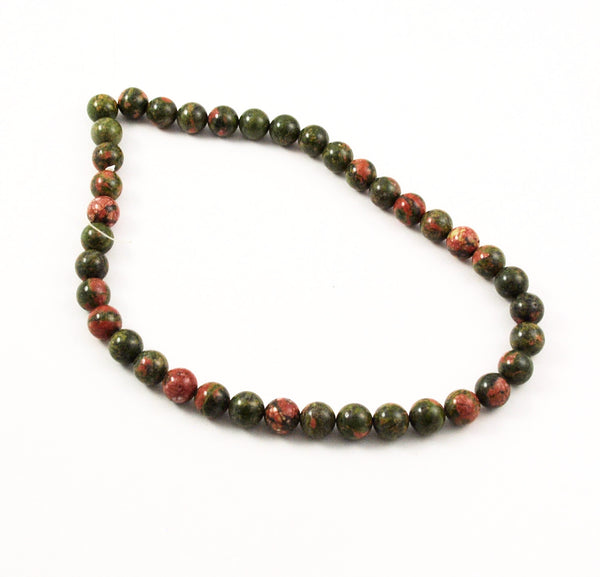 Unakite Round Gemstone Beads – Estatebeads