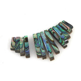 Abalone pendants mini fan set