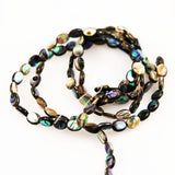 Paua Abalone Shell Ovals Beads Strand
