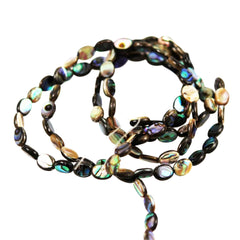 Paua Abalone Shell Oval Beads