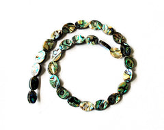 Paua Abalone Shell Ovals Beads Strand