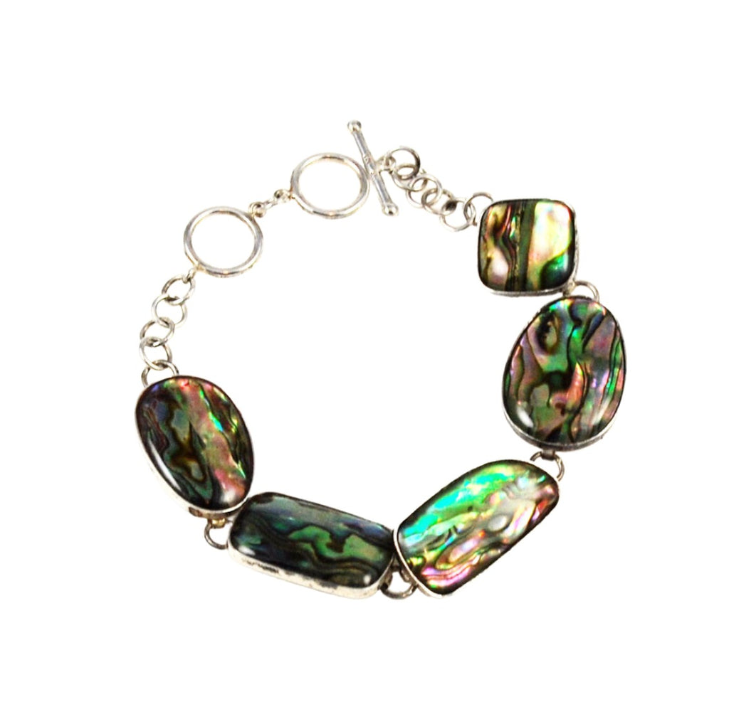 Abalone & Sterling Silver Bracelet