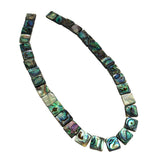 Paua Abalone Shell Square Beads Strand