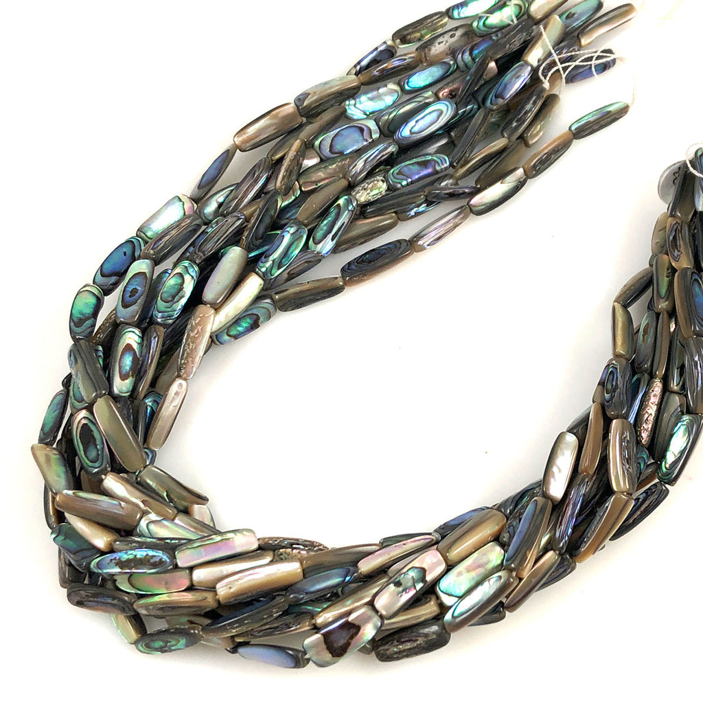 Abalone Shell Beads Long Ovals