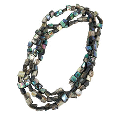 Abalone Shell Square Beads Strand