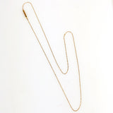 Gold Chain Add-Bead-Necklace by ADDA 14K