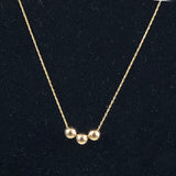 Gold Chain Add-Bead-Necklace by ADDA
