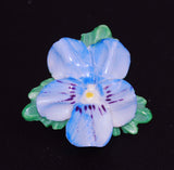 Royal Adderley Floral Pansy China Brooch Made In England