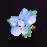 Royal Adderley Floral Pansy China Brooch Made In England