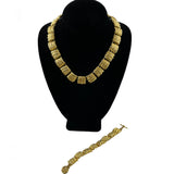 Anne Klein Gold Plated Necklace & Bracelet Set