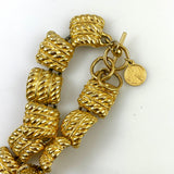 Anne Klein Gold Plated Necklace & Bracelet Set