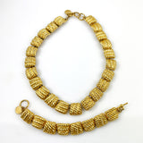 Anne Klein Gold Plated Necklace & Bracelet Set