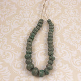 Antique Amazonite Trade Rondelle Beads