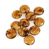 Brown Agate Glass Beads