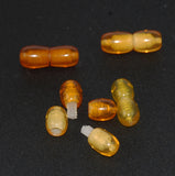 Amber Screw Clasps