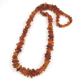 Russian Baltic Amber Chip Necklace 