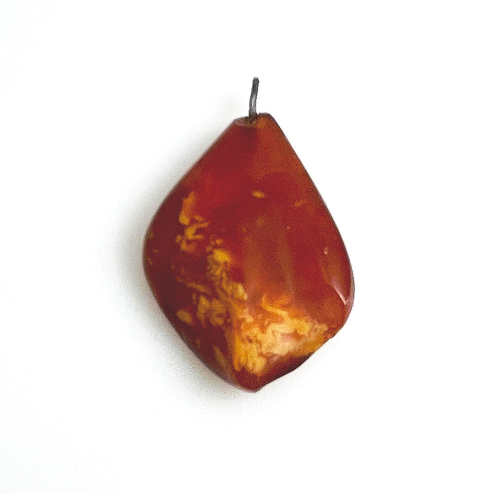 Antique Butterscotch Amber Pendant