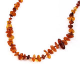 Honey Amber Chip Necklace Vintage