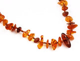 Honey Amber Chip Necklace Vintage