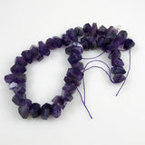 Amethyst Faceted Nugget Beads