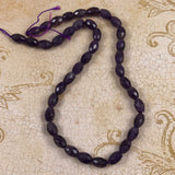 Amethyst Faceted Oval Beads