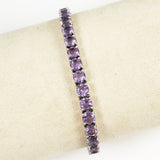 Amethyst Sterling Tennis Bracelet