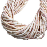 Italian Angel Skin Coral Tube Beads