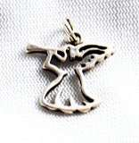 Sterling Silver Angel Charm Vintage