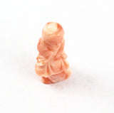 Angel Skin Coral Japanese Geisha Figurine or Netsuke