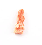 Angel Skin Coral Japanese Geisha Figurine or Netsuke