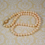 Angel Skin Coral Matinee Necklace 