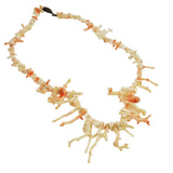 Angel Skin Branch Coral Necklace