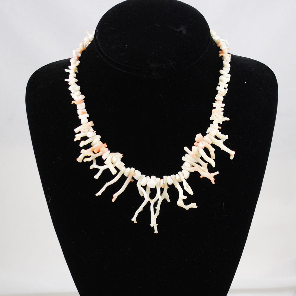 Angel Skin Pink Branch Coral Necklace – Estate Beads & Jewelry