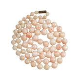 Angel Skin Coral Necklace Opera Length