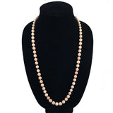 Angel Skin Coral Necklace 6-10mm Opera Length
