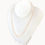 Angel Skin Coral Necklace 14K Gold Clasp