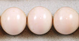 Pale Pink Glass Round Beads 12mm Japanese