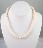 Angel Skin Coral Necklace 9.5mm