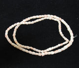 Angel Skin Coral Carved Tulip Beads (6)