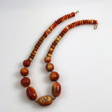 Apple Coral Necklace Vintage