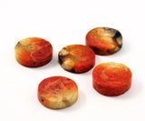 Genuine Apple Coral Coin Beads Rare Coral