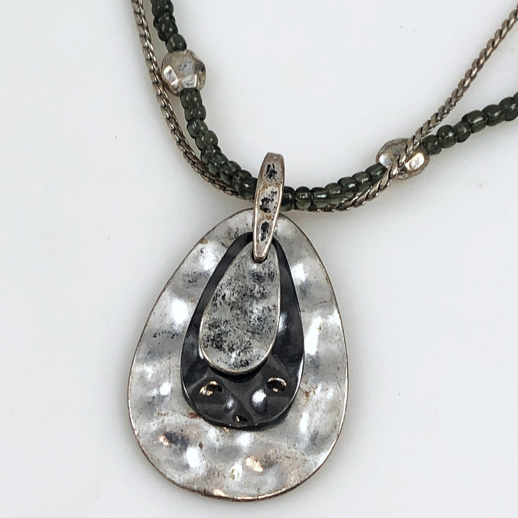 Laura Ashely Vintage Silver Necklace