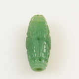 Aventurine Carved Barrel Beads 