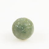Aventurine Carved Round Beads 