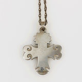 James Avery Sterling La Primavera Cross Necklace