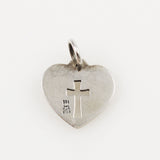 James Avery Sterling Crosslet Heart Charm