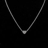 James Avery Necklace Letter U Heart Sterling Silver